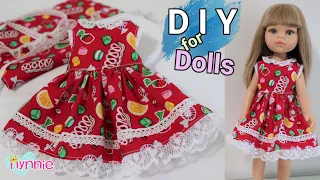 Paola Reina Doll | DIY dress for dolls | Easy doll clothes | nynniedolls