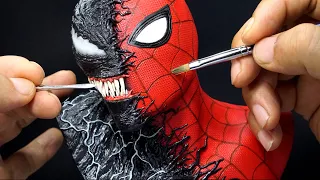 How to make a Spider-Man and Venom Combination Sculpture Part 2