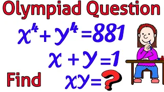 Olympiad Math Question || Nice Algebra Equation || Find xy