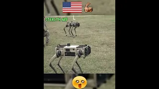 US Army's New Super Robo-Dog 🐶With Sniper Rifle🔥🦾 (Ready for the KILL!!) #shortsfeed  #robotics
