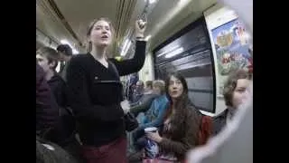 CSIIIKSZ≡RDA négyes metró flash mob - titkos felvétel