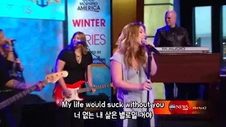 Kelly Clarkson (켈리 클락슨)  My Life Would Suck Without You 라이브! [한글 자막]