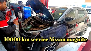 Nissan Magnite Service After 10000 km | 10000 km Service Cost |  Justkunalearthunseen