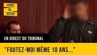 "...La prison ça me fait rien" - En direct du tribunal - Dossier conduite sans permis - Tarbes