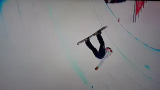 Snowboarding Fall | Yuto Totsuka Halfpipe Crash - PyeongChang 2018 Olympic Winter Games