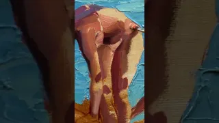 Part of time lapse of one of me recent artwork #short #painting #oil