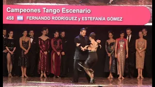 Baile de Campeones Escenario, Mundial de Tango 2019, Fernando Rodriguez, Estefania Gomez