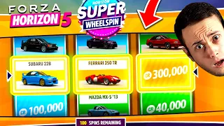 DESCHID peste 100 WHEELSPIN-URI in FORZA HORIZON 5!