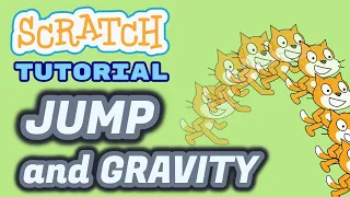 How to code JUMPING and GRAVITY | Make a sprite jump | Realistic game effect - Scratch 3.0 Tutorial