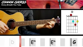 Every Breath You Take - The Police | GUITAR LESSON | Common Chords
