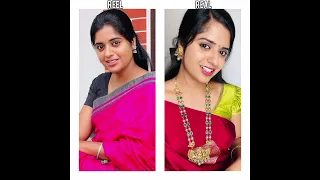 Ethirneechal Serial Actress Reel VS Real😍 #ethirneechal #unvizhigalil /Comment Ur Favourite