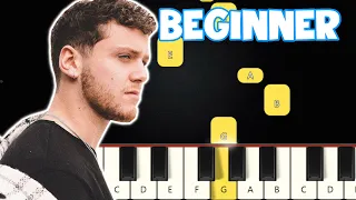 Beautiful - Bazzi | Beginner Piano Tutorial | Easy Piano