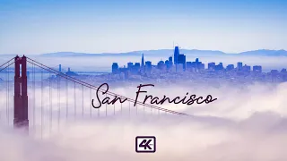 San Francisco, California, USA 🇺🇸 in 4K Ultra HD Drone Video