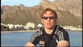 Jody Cundy prepares ahead of the Paralympic World Cup in Manchester 2008