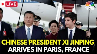 LIVE: Xi Jinping Welcomed in France By French PM Gabriel Atta | China's Xi Praises French Ties |N18G