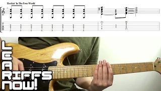 Rocking In The Free World Intro Riff Tab  | Neil Young