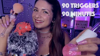 ASMR 90 Triggers in 90 Minutes - 900k Special