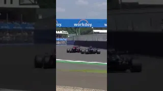 Max Verstappen and Lewis Hamilton crash (2021, British GP)