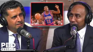 Stephen A. Smith Reflects on Tension Between Michael Jordan vs. Isiah Thomas