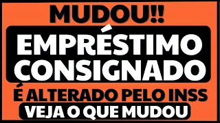 É AGORA! INSS ACABA DE ANUNCIAR MUDANÇAS NO EMPRÉSTIMO CONSIGNADO PARA APOSENTADOS E PENSIONISTAS