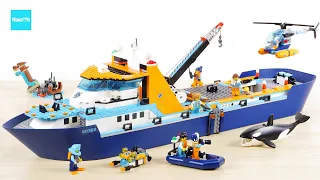 LEGO City Arctic Explorer Ship 60368  Speed build & Review