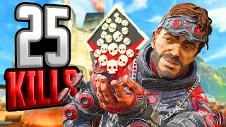 AMAZING Mirage 25 KILLS and 5,955 Damage Apex Legends Gameplay Season 20