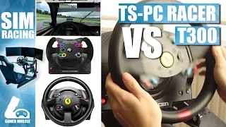 Thustmaster T300  VS Thrustmaster TS-PC Racer - Wheel Comparison