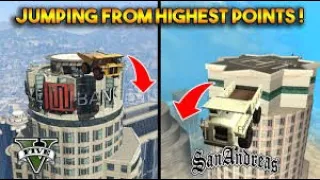 Jumping From HIGHEST TOWER EVER in GTA Vice City ! ( Secret Place MAXIMUM HIGH LIMIT) 2020