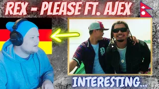 TRASH OR PASS | 🇳🇵 Rex - Please ft. Ajex | NEW SONG | German rapper reacts