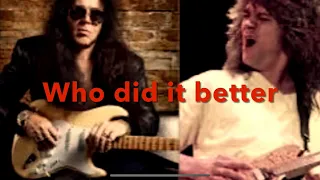 Who was the king of live solos, Eddie Van Halen vs Yngwie Malmsteen