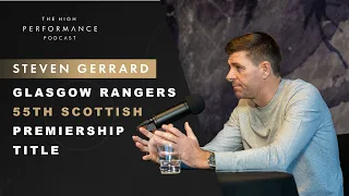 Steven Gerrard addressing the Rangers dressing room for the first time | High Performance Podcast