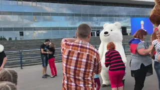 Фан-зона в Рыбинске. 1/4 финала Чемпионата мира по футболу, матч Россия-Хорватия