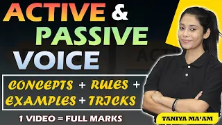 Active Passive Voice | English Grammar | Full Explanation | One Shot | Most Important Question