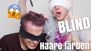 Wenn ein JUNGE dir blind deine HAARE färbt 😱 | Julienco