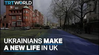 Ukrainians in Britain start afresh