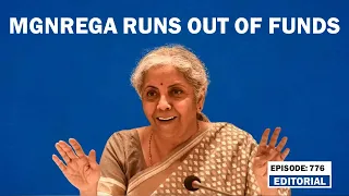 Editorial with Sujit Nair: MGNREGA Runs Out Of Funds | Nirmala Sitharaman | PM Modi | BJP Congress