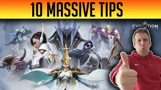 10 MASSIVE TIPS TO BOOST YOUR ETERNAL EVOLUTION ACCOUNTS!