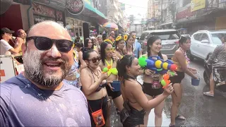 World's Largest Water Fight in Thailand! Songkran! 🇹🇭