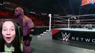 WWE Raw 2/22/16 Wyatts vs Big Show Kane Ryback HEEL TURN