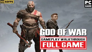 GOD OF WAR (2018) Gameplay Walkthrough | FULL GAME | PC HD 60fps | No Commentary