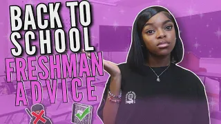 BACK TO SCHOOL / FRESHMAN ADVICE ! | HOW TO SURVIVE HIGHSCHOOL