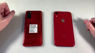 Samsung Galaxy S20 vs iPhone XR