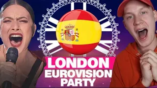 LONDON EUROVISION PARTY 2023 REACTION SPAIN ⎮ BLANCA PALOMA - "EAEA" 🇪🇸