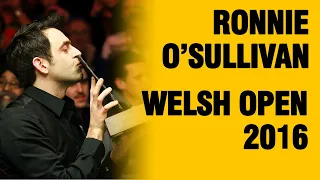 Genius Ronnie O'Sullivan at the Welsh Open 2016!