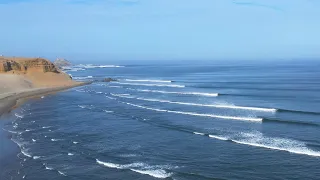 Long Wave in Chicama, Peru on a SUP Surf board