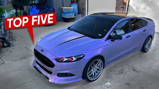 Top 5 Things I LOVE About My Ford Fusion!