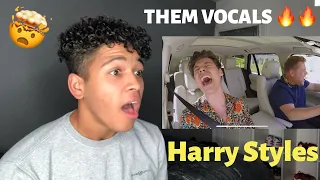 Singer Reaction to Harry Styles Carpool Karaoke