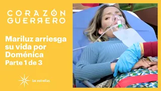 Corazón guerrero 1/3: Mariluz entra a su casa para salvar a Doménica | C-49