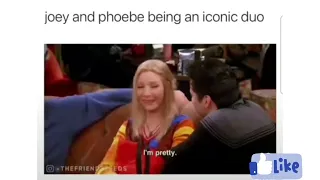 iconic duo from friends Joey and phoebe ❤