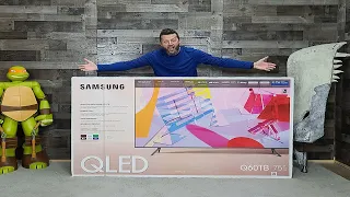 Samsung Q60TB 75 Inch QLED unboxing and first impressions